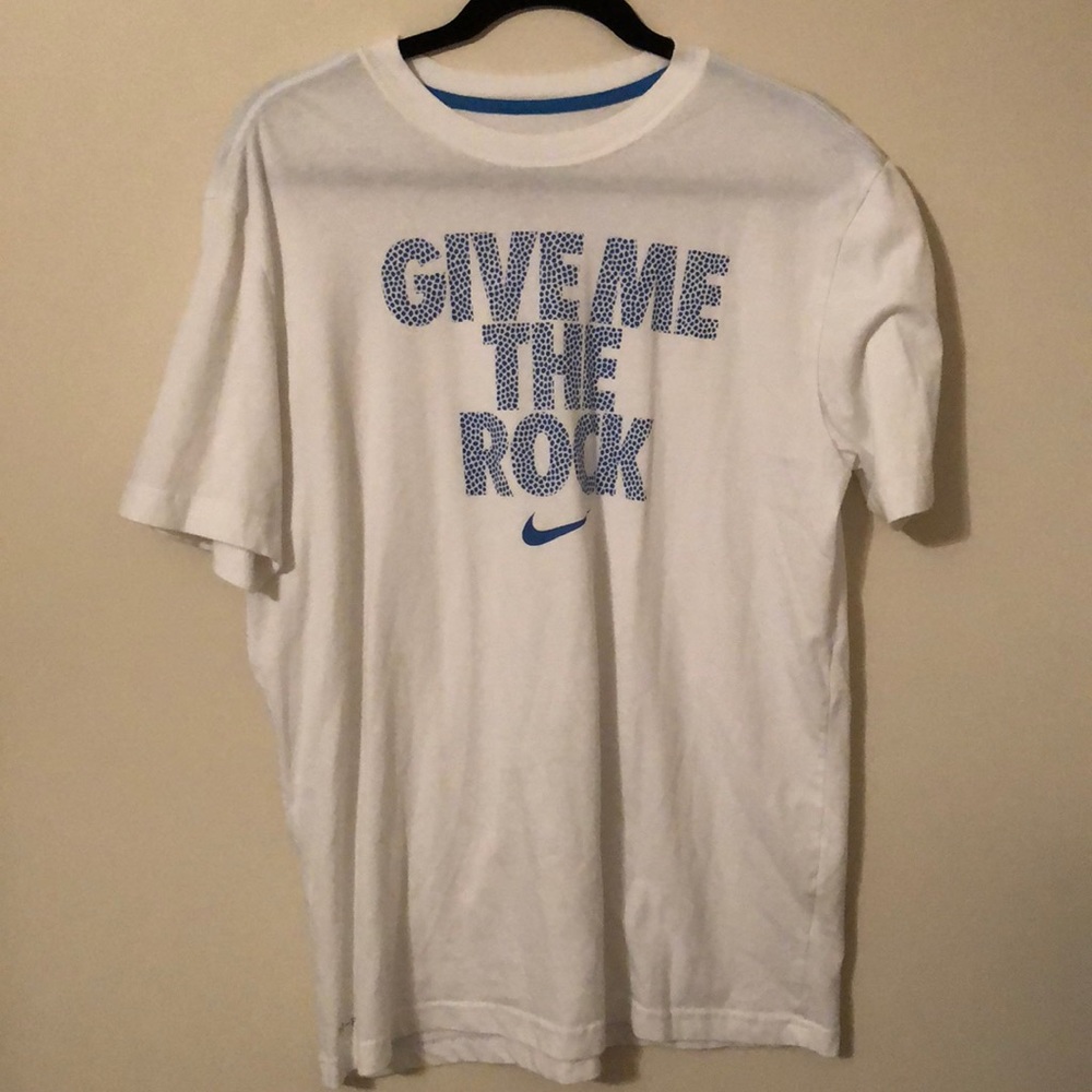 EUC Men’s Nike Dri-Fit White T-shirt Size Large